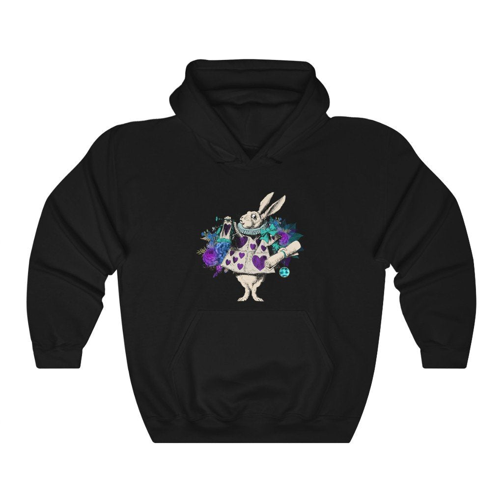 Pullover Hoodies-Alice in Wonderland Gifts 25 Purple Series