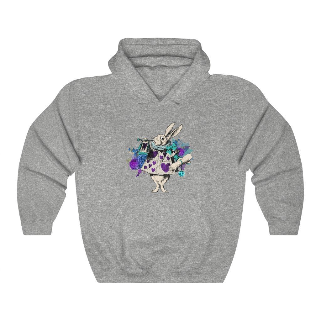 Pullover Hoodies-Alice in Wonderland Gifts 25 Purple Series