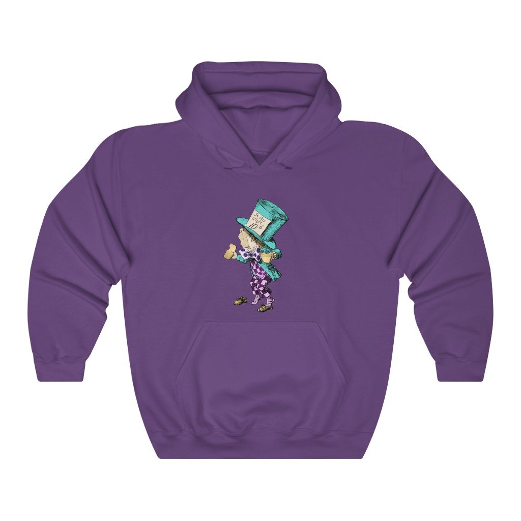 Pullover Hoodies-Alice in Wonderland Gifts 26 Purple Series