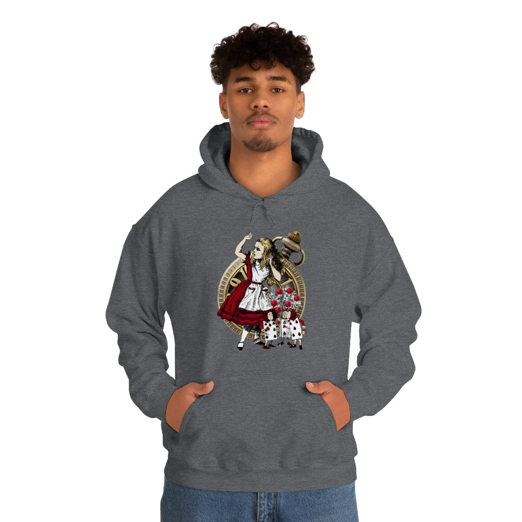 Pullover Hoodies-Alice in Wonderland Gifts 31 Red Series