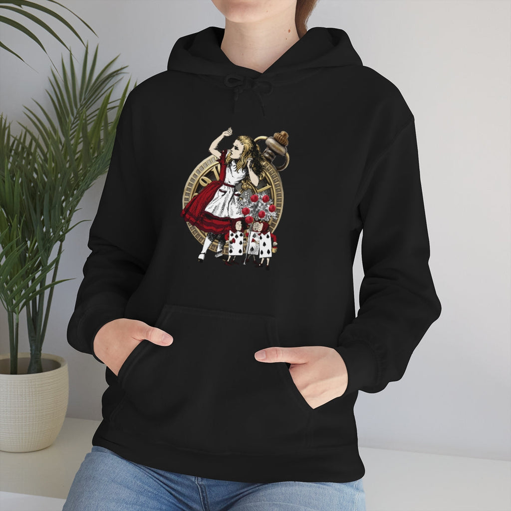 Pullover Hoodies-Alice in Wonderland Gifts 31 Red Series