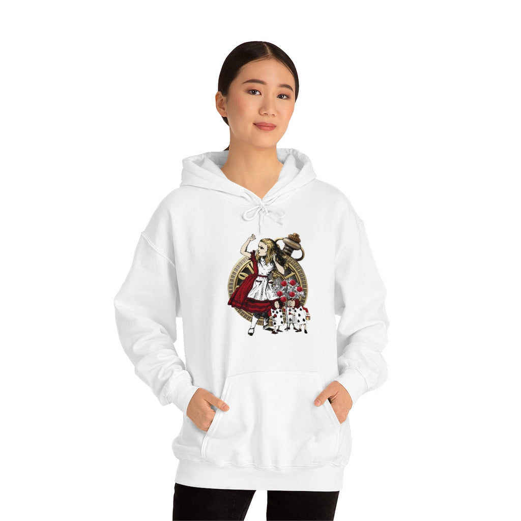 Pullover Hoodies-Alice in Wonderland Gifts 31 Red Series