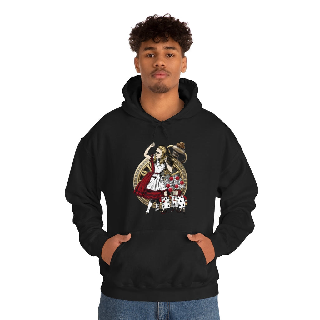 Pullover Hoodies-Alice in Wonderland Gifts 31 Red Series