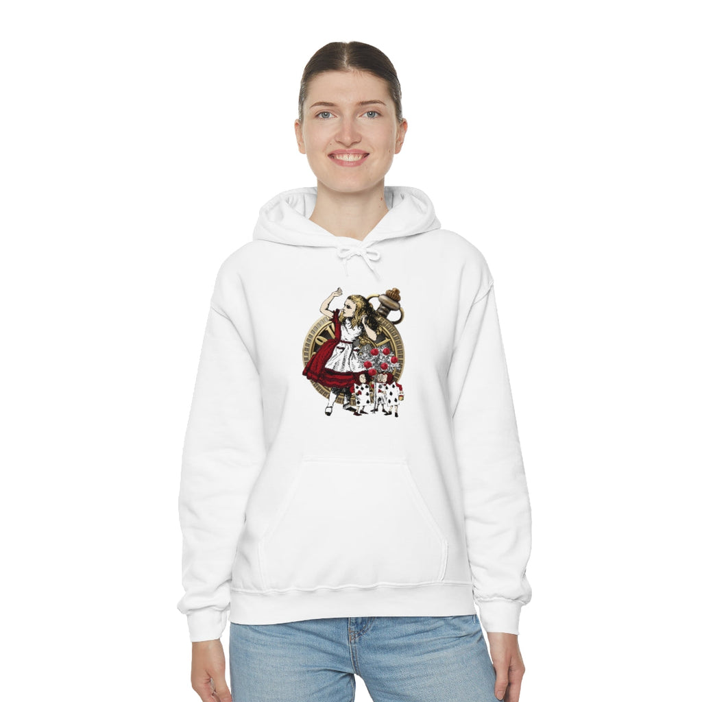 Pullover Hoodies-Alice in Wonderland Gifts 31 Red Series