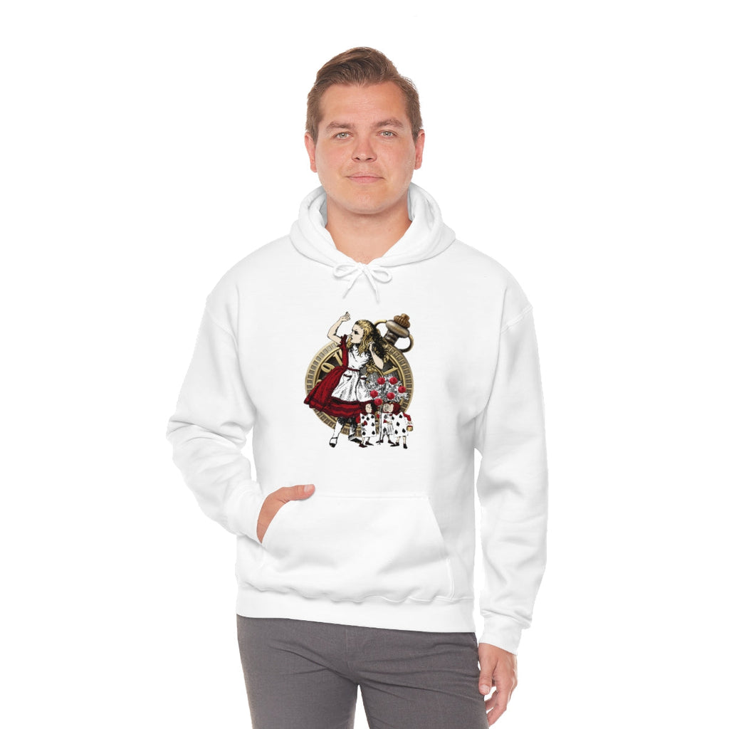 Pullover Hoodies-Alice in Wonderland Gifts 31 Red Series