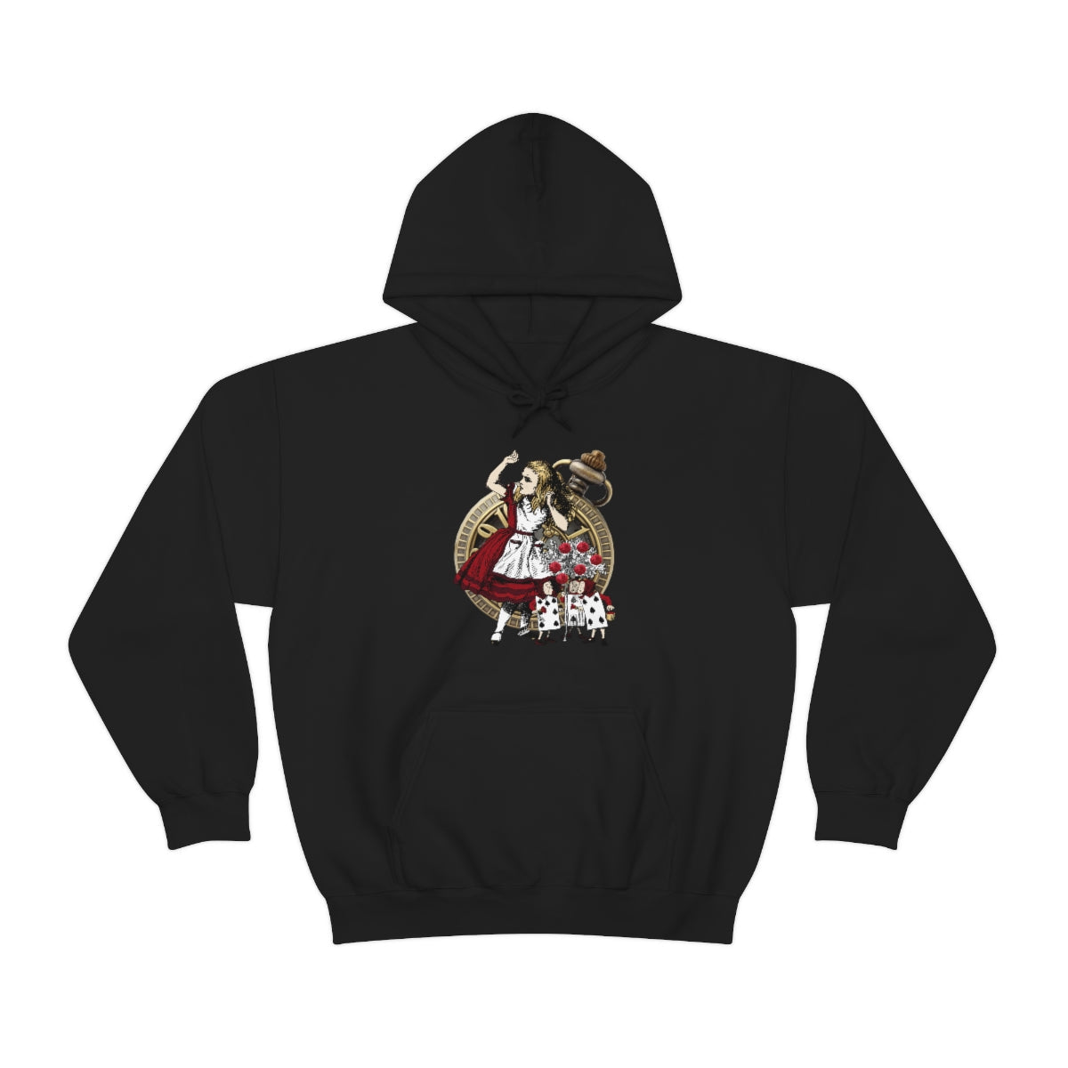Pullover Hoodies-Alice in Wonderland Gifts 31 Red Series