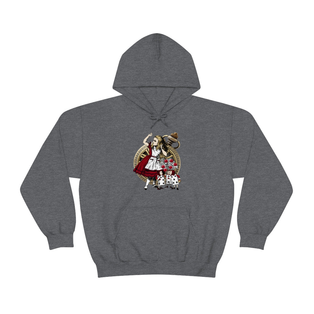 Pullover Hoodies-Alice in Wonderland Gifts 31 Red Series
