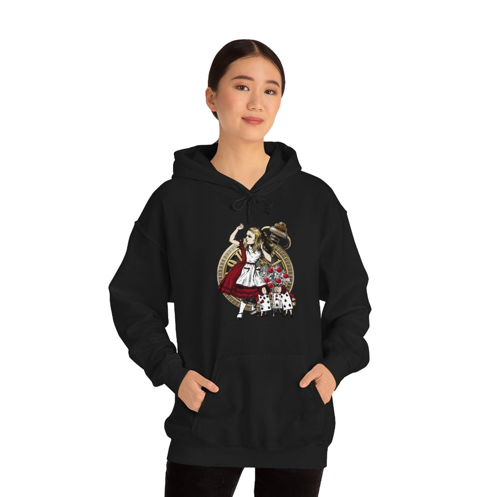 Pullover Hoodies-Alice in Wonderland Gifts 31 Red Series