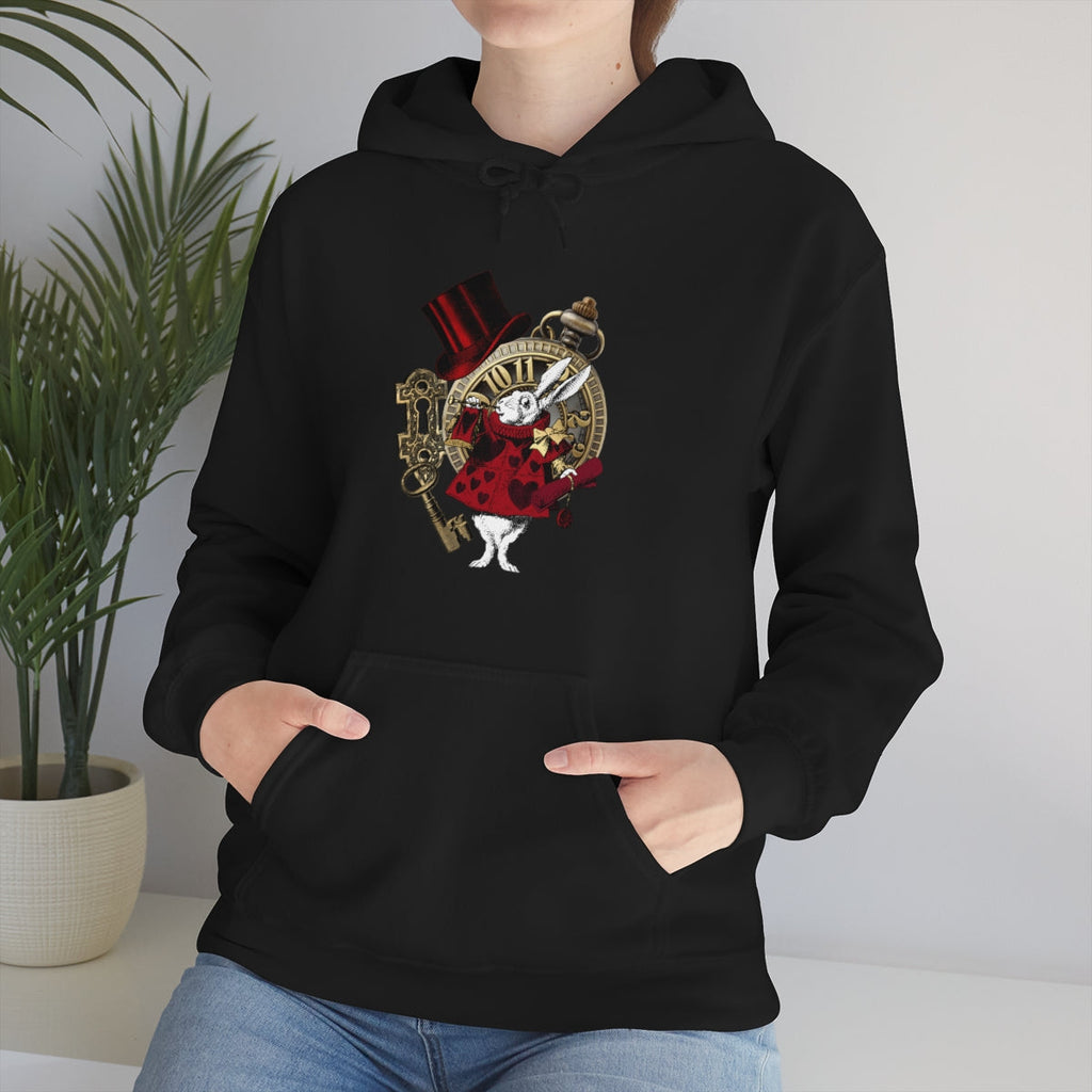 Pullover Hoodies-Alice in Wonderland Gifts 33 Red Series