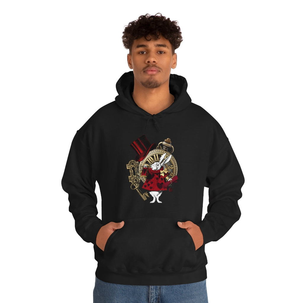 Pullover Hoodies-Alice in Wonderland Gifts 33 Red Series