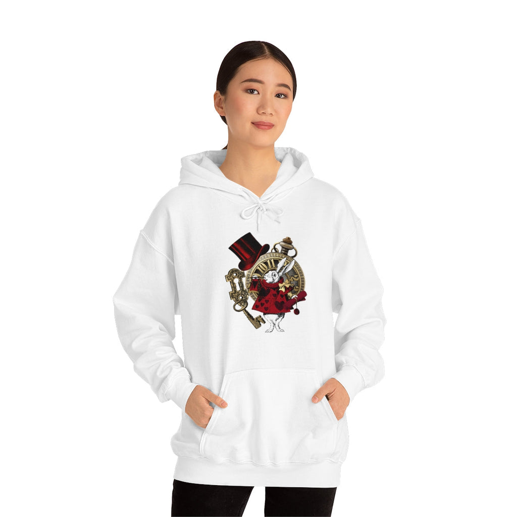 Pullover Hoodies-Alice in Wonderland Gifts 33 Red Series