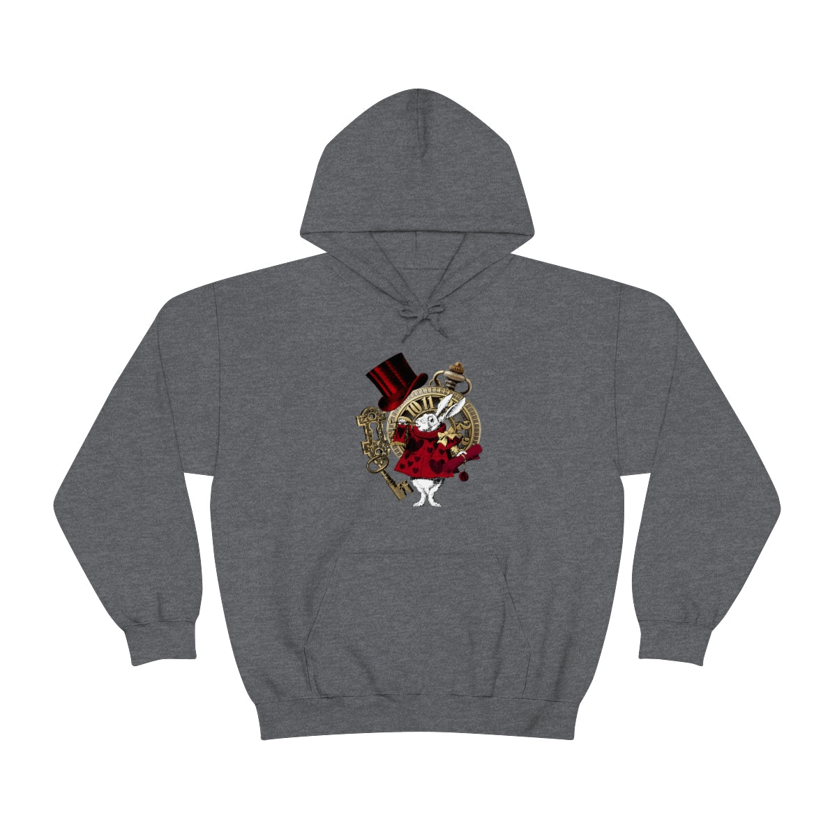 Pullover Hoodies-Alice in Wonderland Gifts 33 Red Series