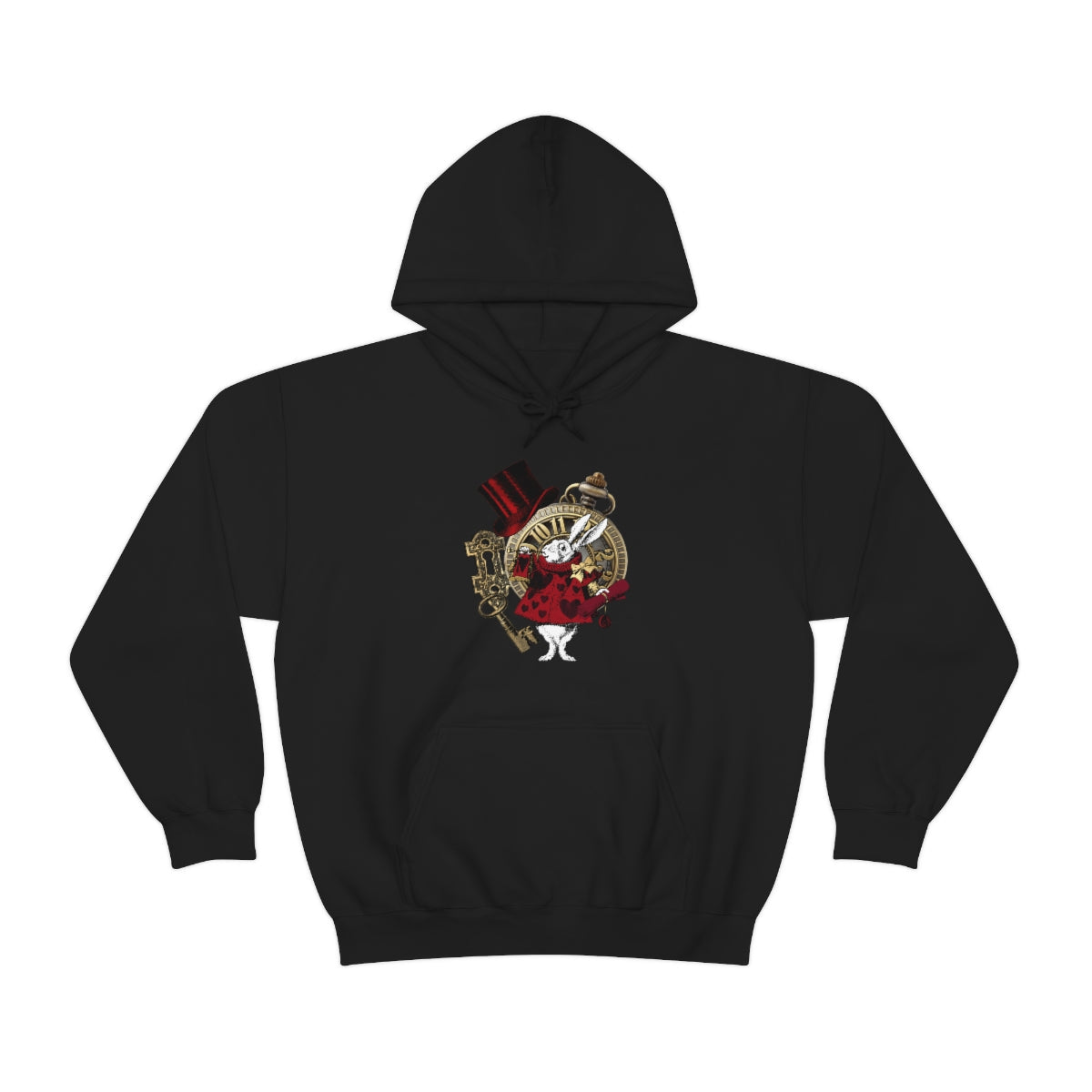 Pullover Hoodies-Alice in Wonderland Gifts 33 Red Series
