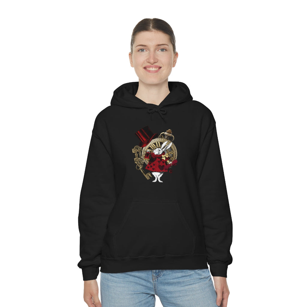 Pullover Hoodies-Alice in Wonderland Gifts 33 Red Series