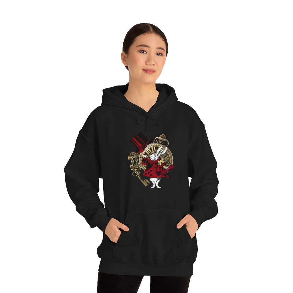 Pullover Hoodies-Alice in Wonderland Gifts 33 Red Series