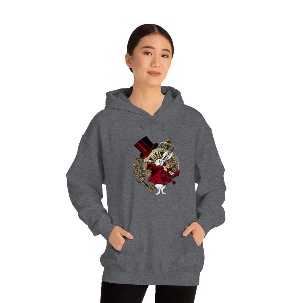 Pullover Hoodies-Alice in Wonderland Gifts 33 Red Series