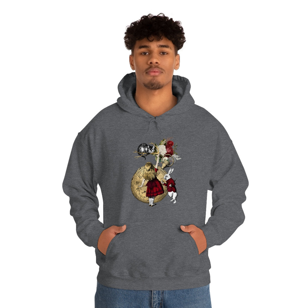 Pullover Hoodies-Alice in Wonderland Gifts 34 Red Series