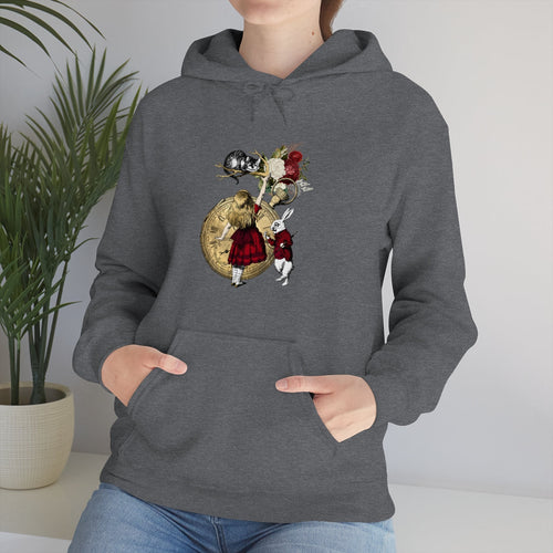 Pullover Hoodies-Alice in Wonderland Gifts 34 Red Series