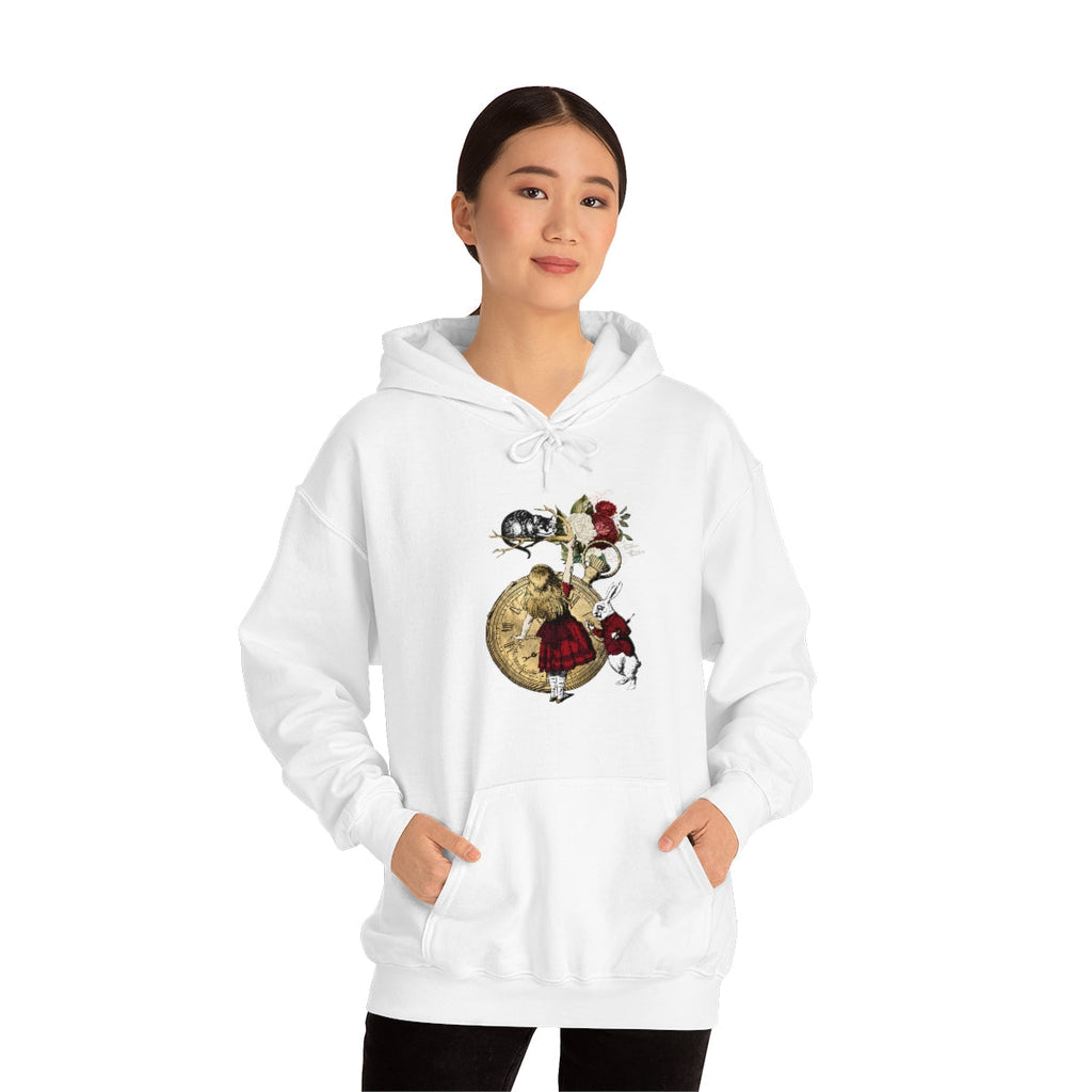 Pullover Hoodies-Alice in Wonderland Gifts 34 Red Series