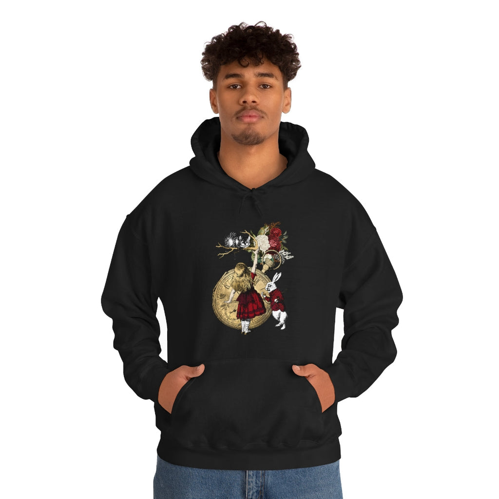 Pullover Hoodies-Alice in Wonderland Gifts 34 Red Series
