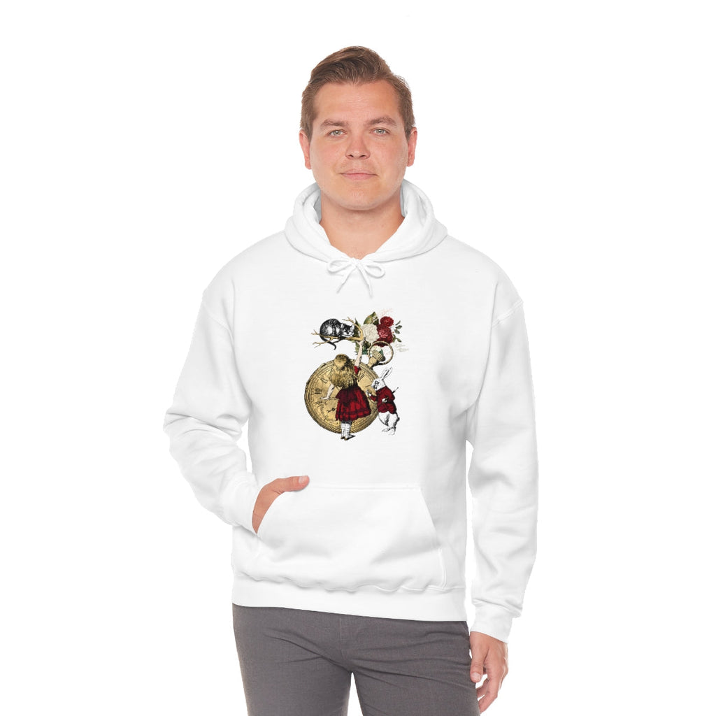 Pullover Hoodies-Alice in Wonderland Gifts 34 Red Series