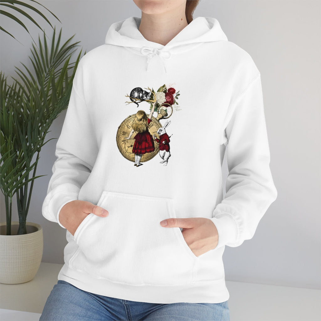 Pullover Hoodies-Alice in Wonderland Gifts 34 Red Series