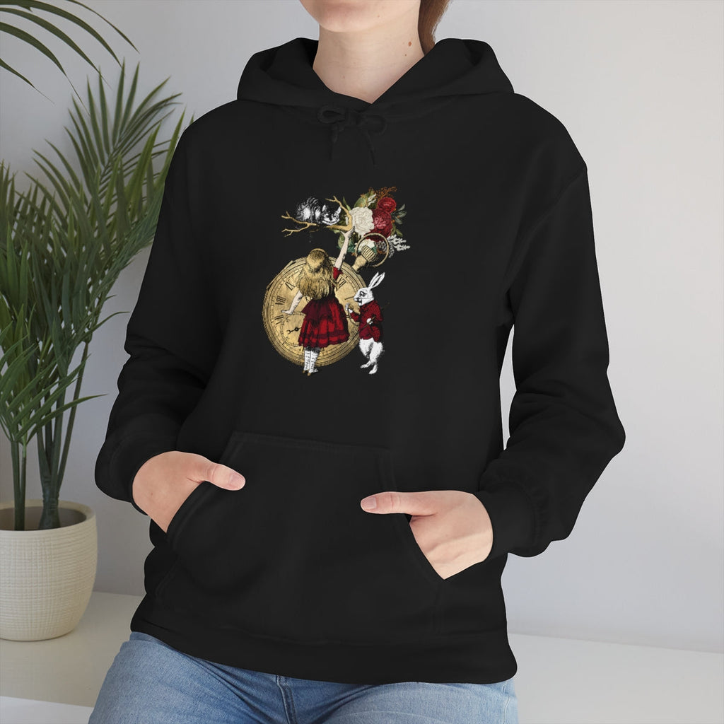 Pullover Hoodies-Alice in Wonderland Gifts 34 Red Series