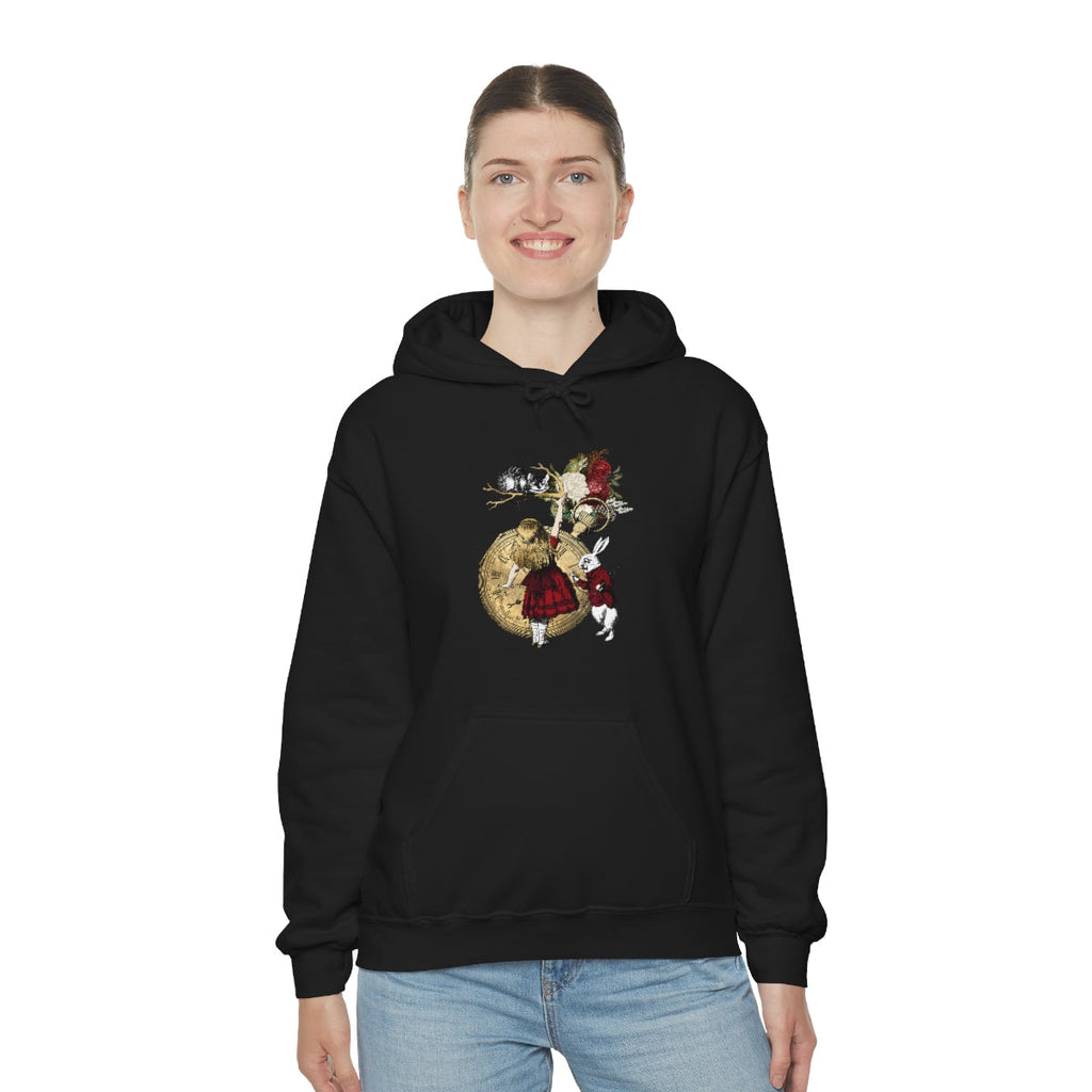 Pullover Hoodies-Alice in Wonderland Gifts 34 Red Series