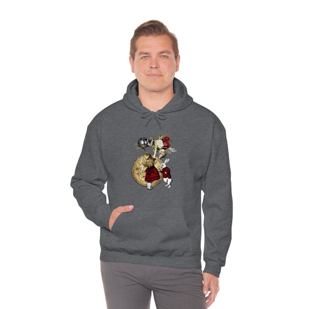 Pullover Hoodies-Alice in Wonderland Gifts 34 Red Series