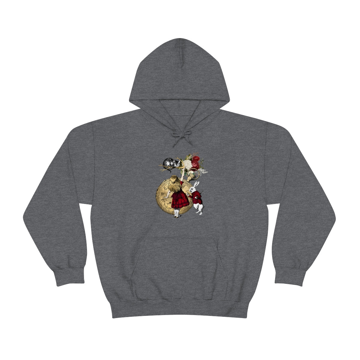 Pullover Hoodies-Alice in Wonderland Gifts 34 Red Series