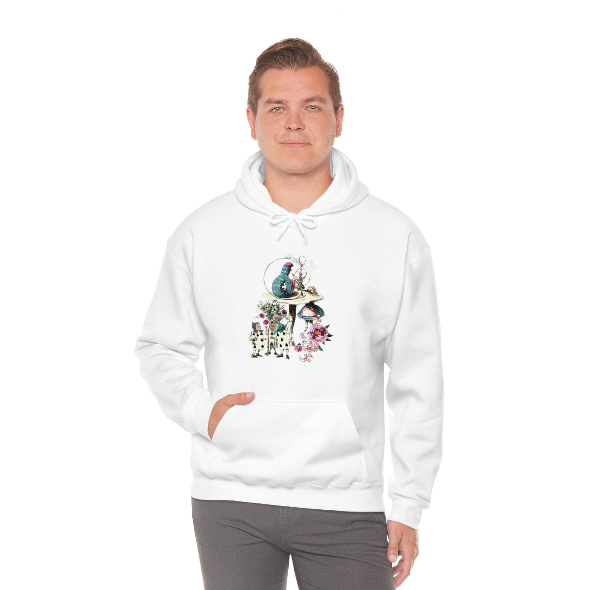 Pullover Hoodies-Alice in Wonderland Gifts 41 Colorful 