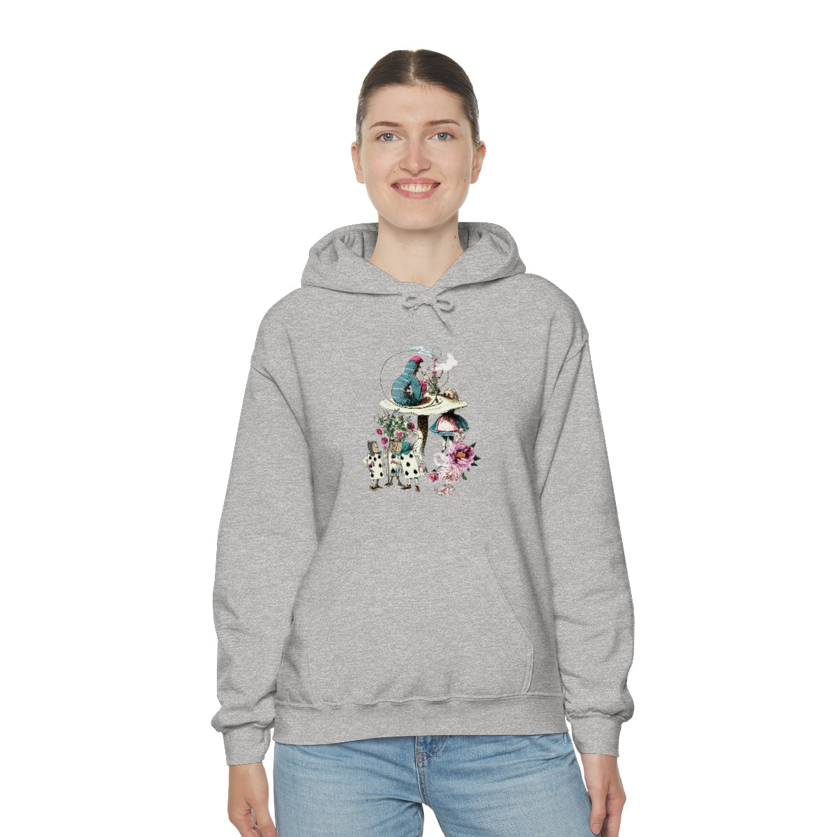 Pullover Hoodies-Alice in Wonderland Gifts 41 Colorful 