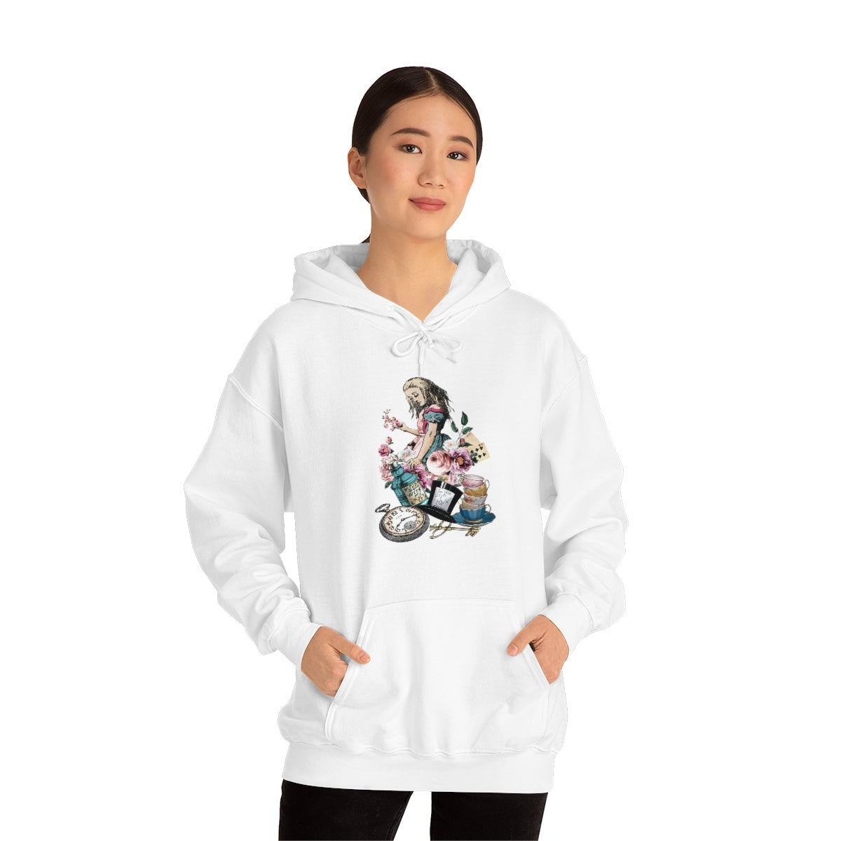 Pullover Hoodies-Alice in Wonderland Gifts 44 Colorful