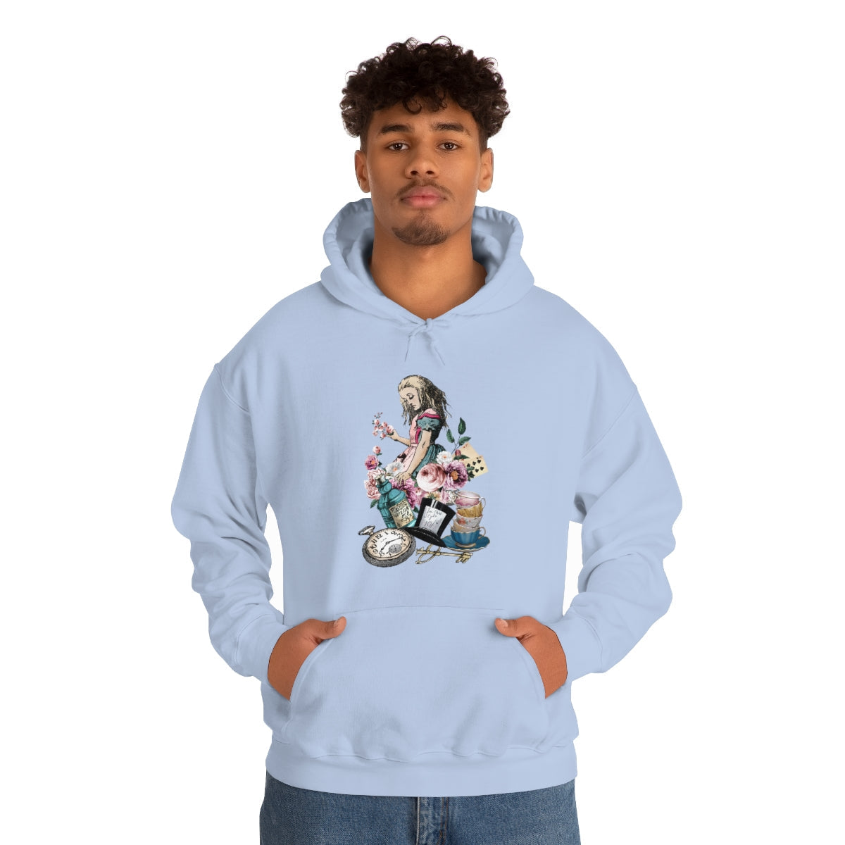 Pullover Hoodies-Alice in Wonderland Gifts 44 Colorful