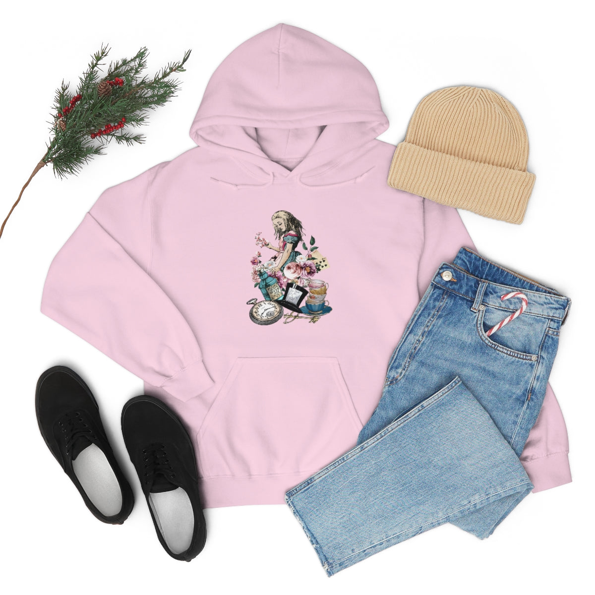 Pullover Hoodies-Alice in Wonderland Gifts 44 Colorful