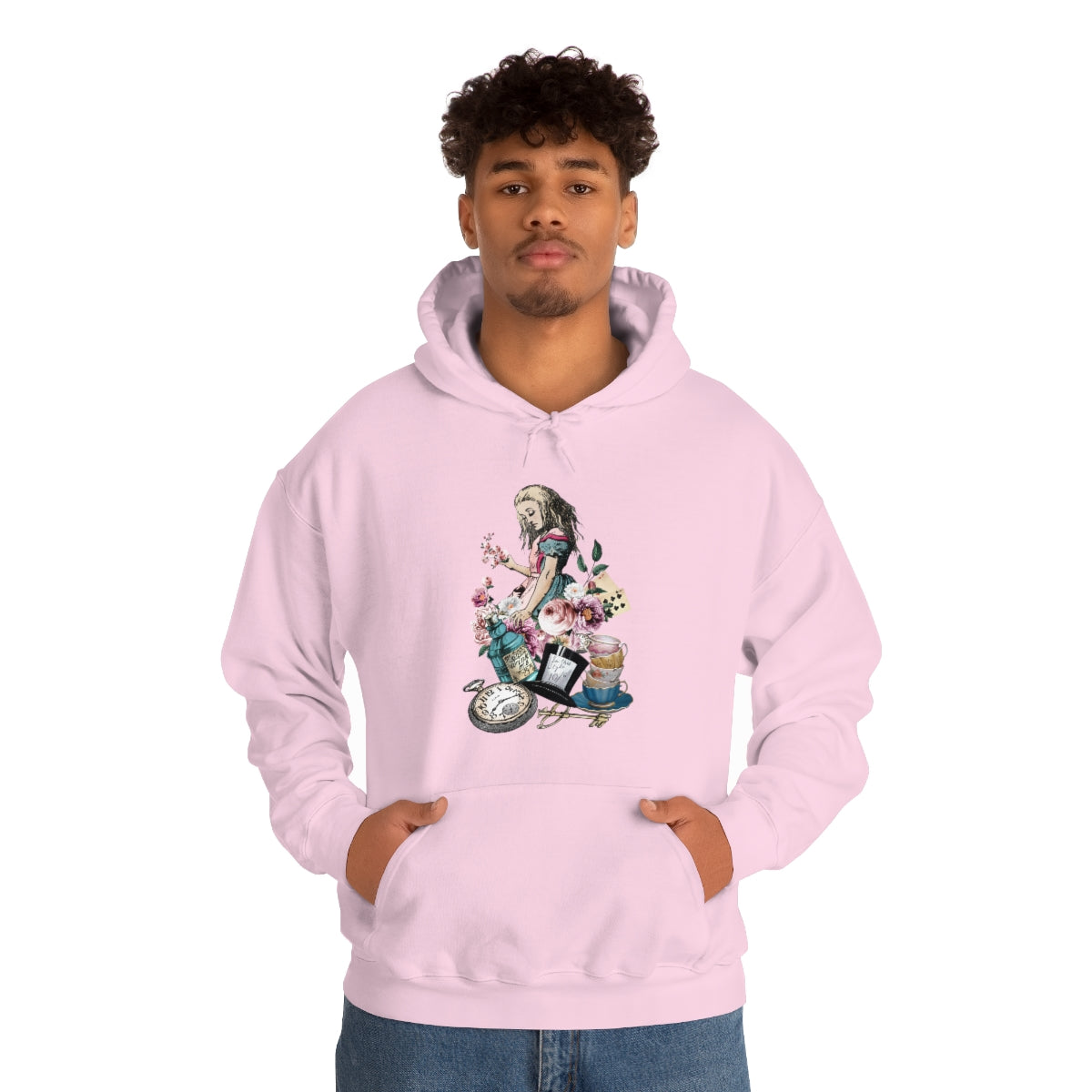 Pullover Hoodies-Alice in Wonderland Gifts 44 Colorful