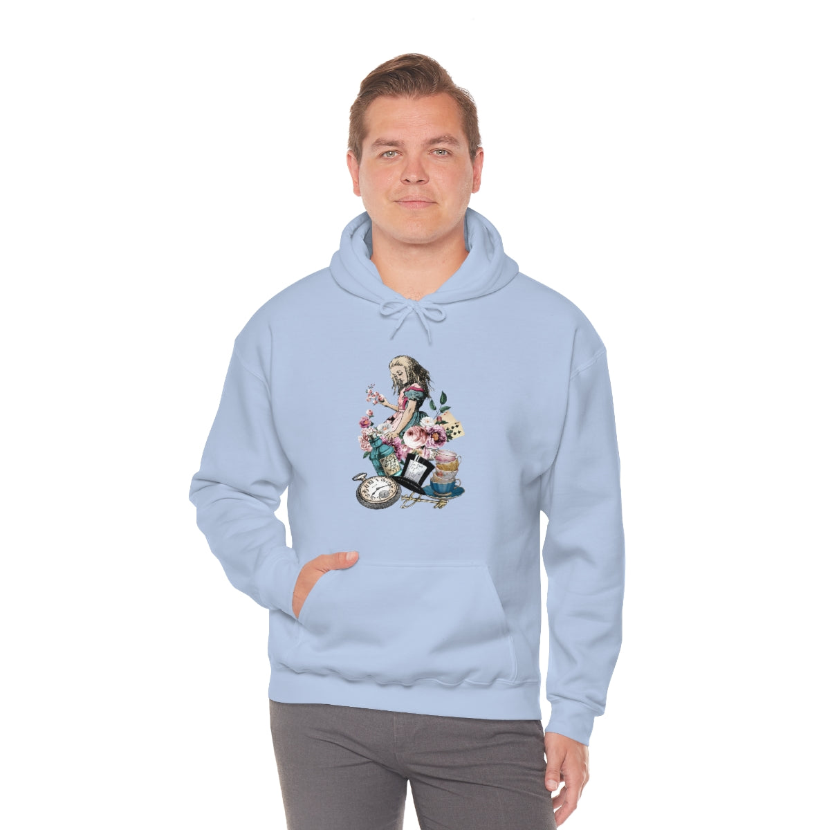 Pullover Hoodies-Alice in Wonderland Gifts 44 Colorful