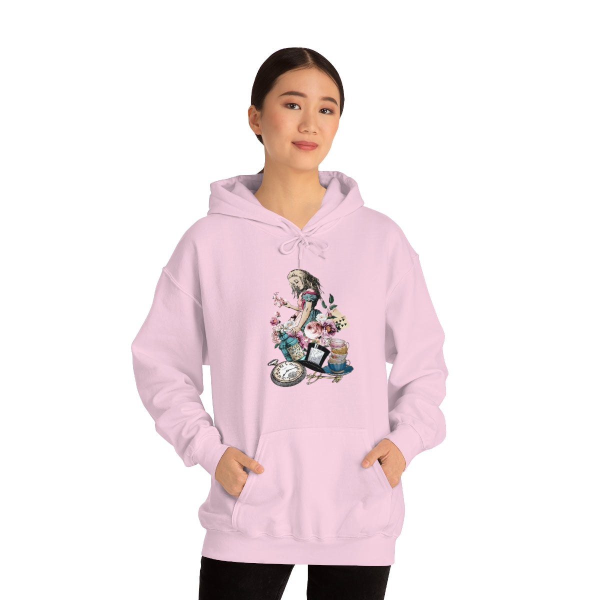 Pullover Hoodies-Alice in Wonderland Gifts 44 Colorful