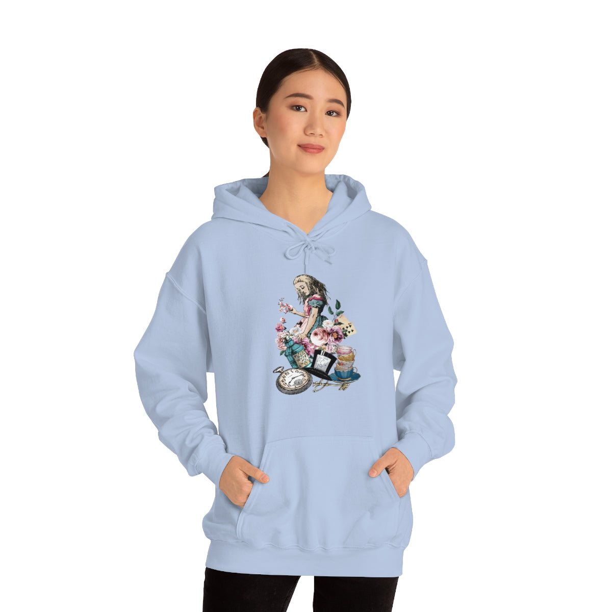 Pullover Hoodies-Alice in Wonderland Gifts 44 Colorful