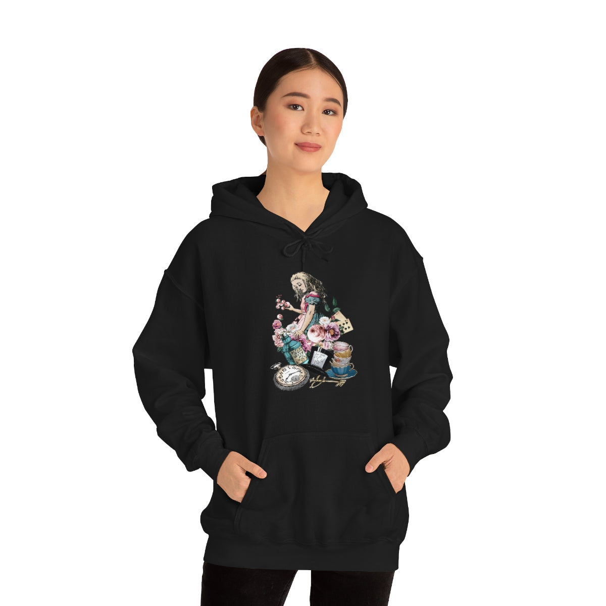 Pullover Hoodies-Alice in Wonderland Gifts 44 Colorful