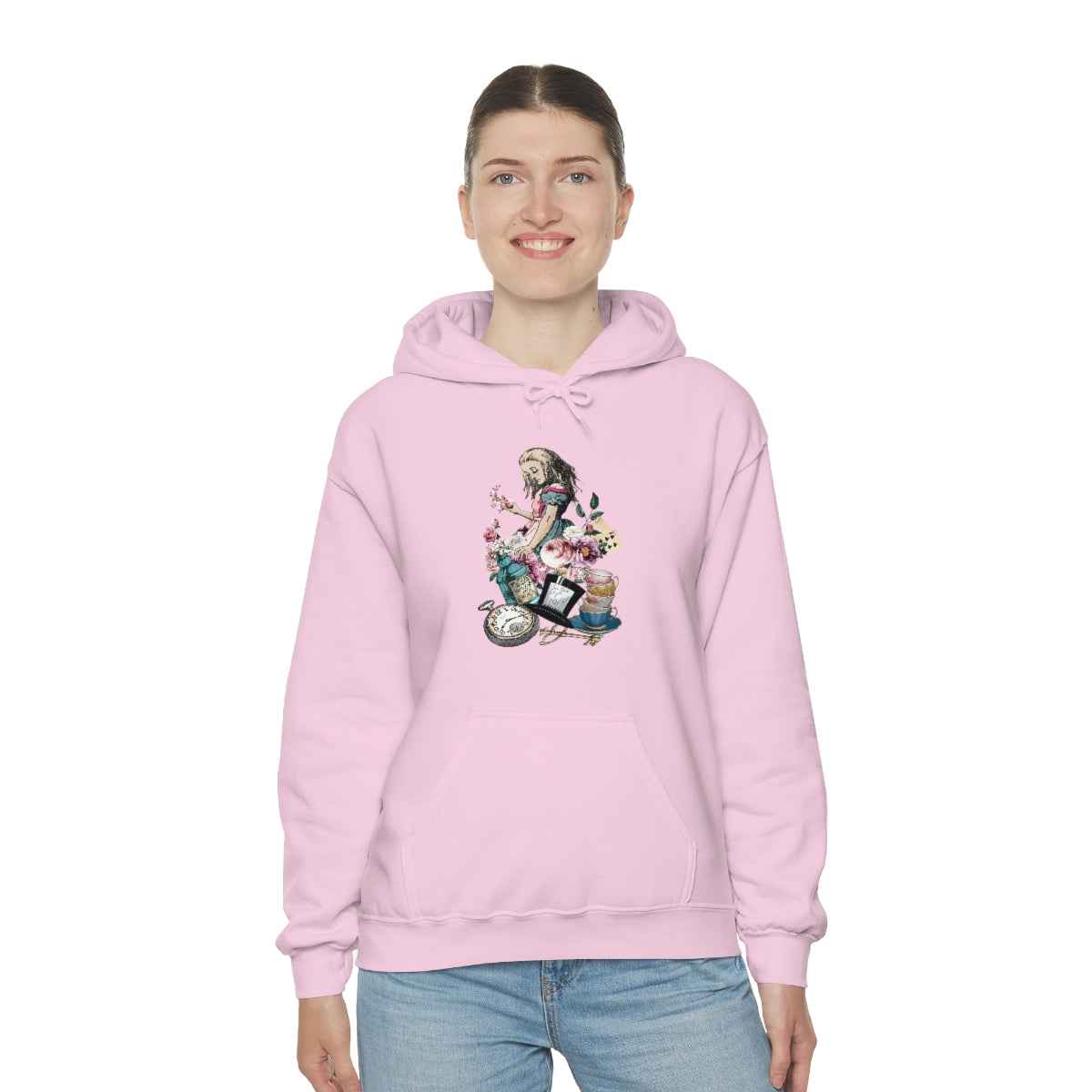 Pullover Hoodies-Alice in Wonderland Gifts 44 Colorful