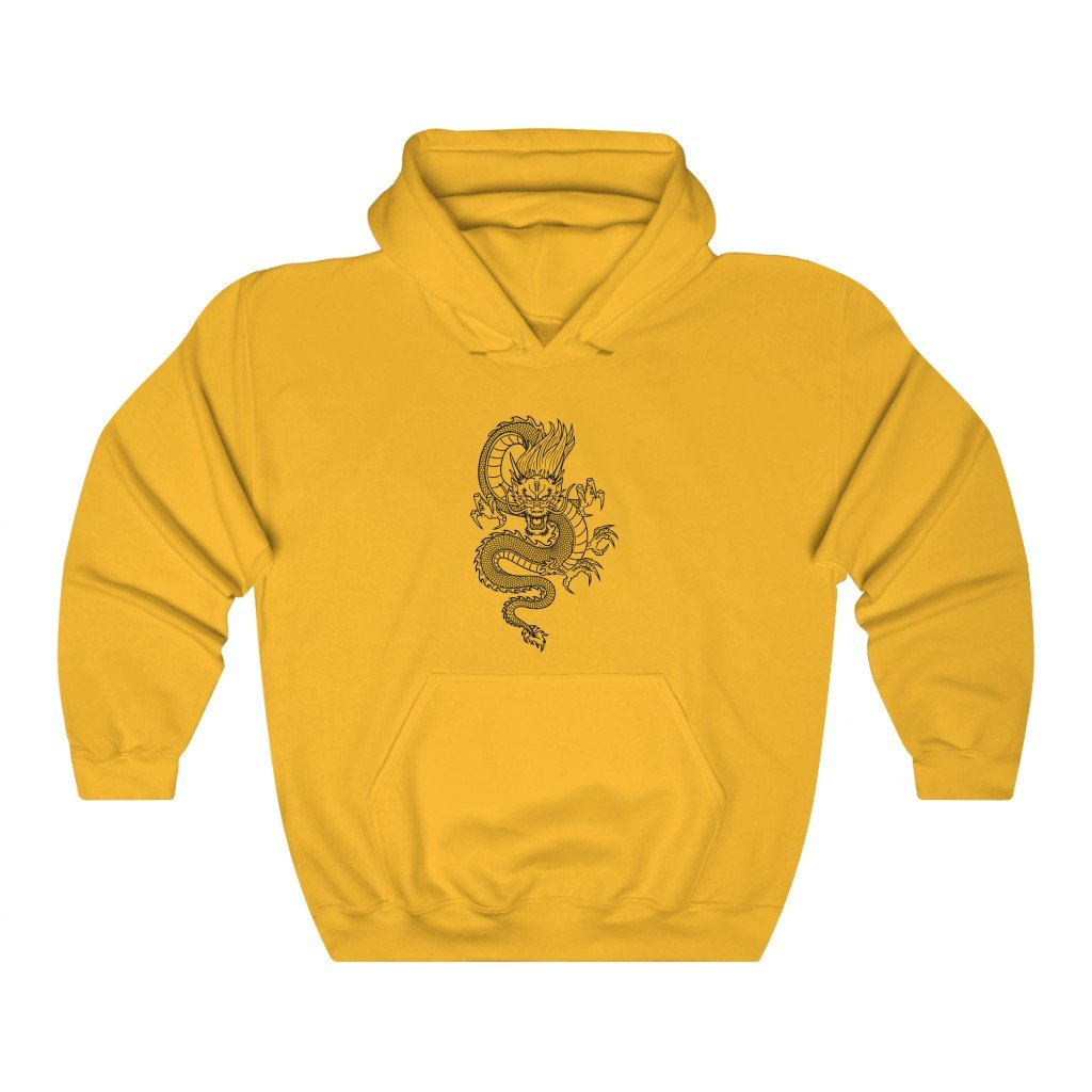 Pullover Hoodies-Dragon | Printify