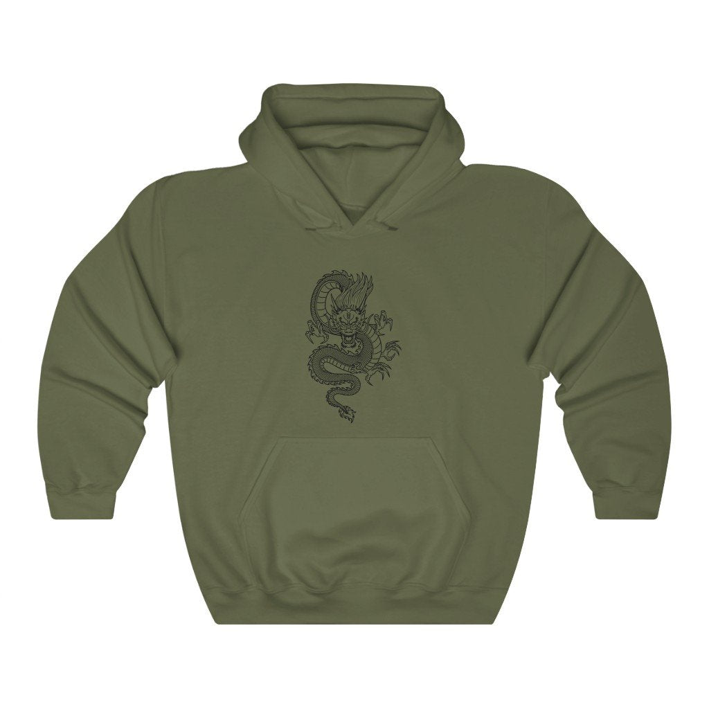 Pullover Hoodies-Dragon | Printify