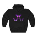 Pullover Hoodies-Vintage Purple Butterfly Hoodie 101 |