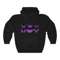 Pullover Hoodies-Vintage Purple Butterfly Hoodie 102 |