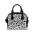 Shoulder Handbag-Classic Black and White 122 Vegan Leather