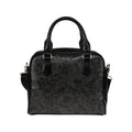 Shoulder Handbag-Classic Pattern Vegan Leather Shoulder