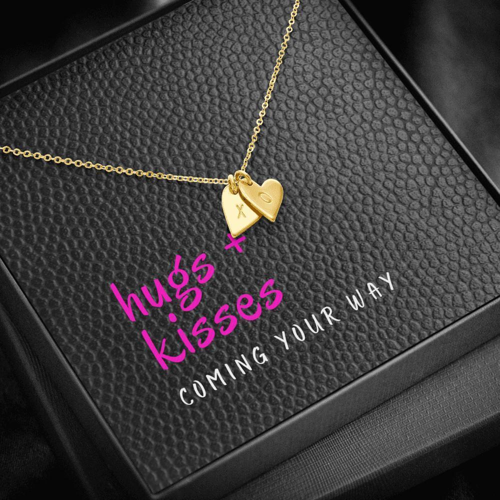 The Sweetest Hearts Necklace - Hugs + Kisses | ACES INFINITY
