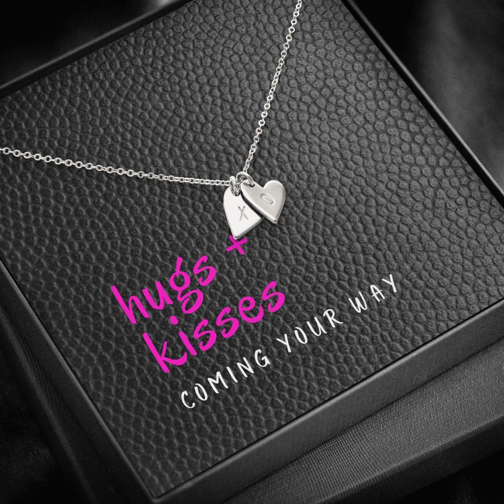 The Sweetest Hearts Necklace - Hugs + Kisses | ACES INFINITY