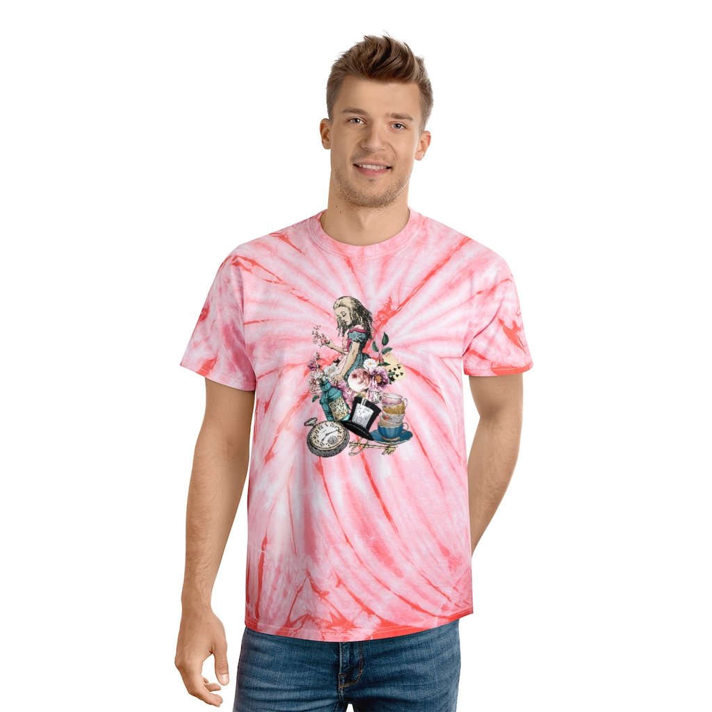 Tie Dye Shirt-Alice in Wonderland 45 Colorful Series Tie Dye